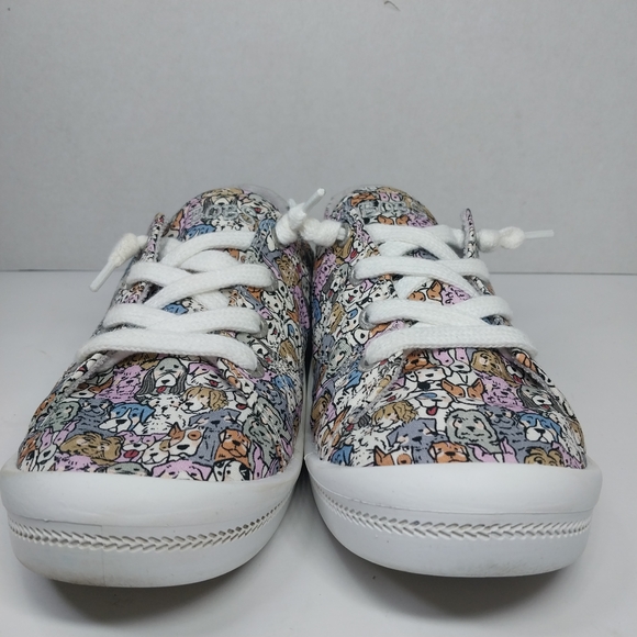 Skechers Bobs Memory Foam Size 8.5 Dogs Dog Lover Slip On Low Top Sneakers Shoes - Picture 4 of 15